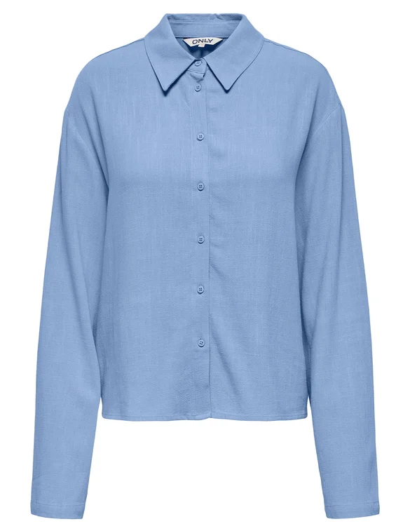 Only ONLSOLVI L/S LINEN BL SHIRT CC PNT 15338695