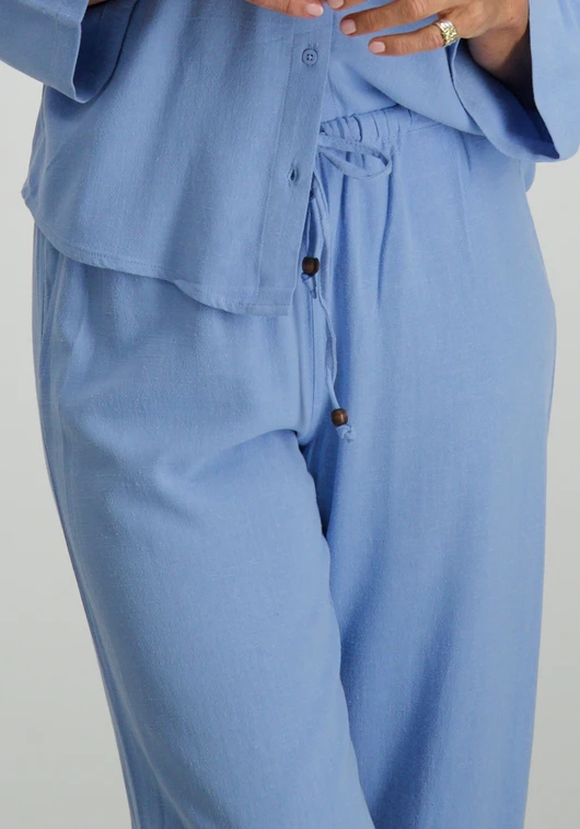 Only ONLSOLVI MW LINEN BL STRING PANT CC 15338692