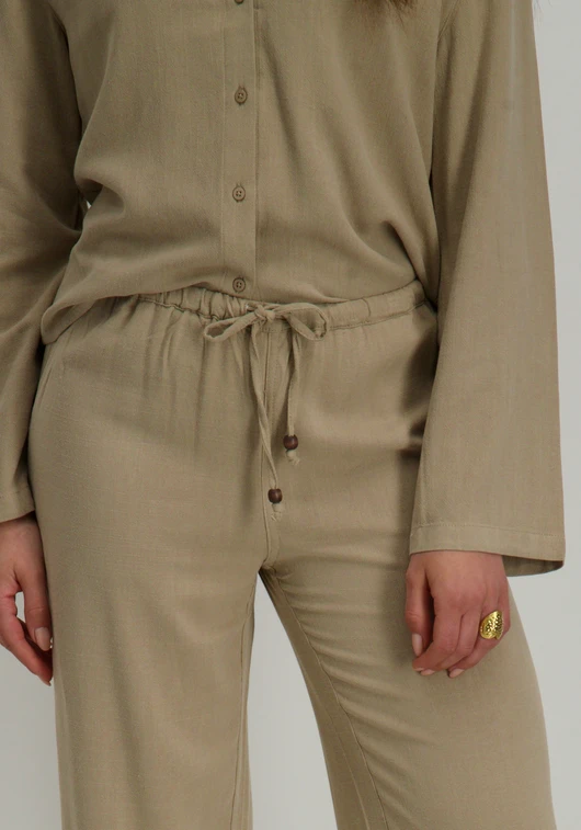 Only ONLSOLVI MW LINEN BL STRING PANT CC 15338692