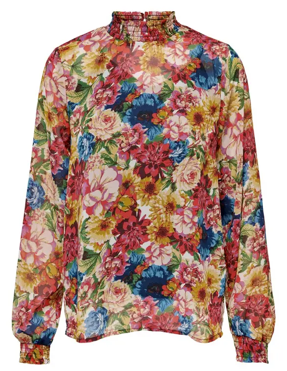 Only ONLSTAR L/S SMOCK TOP PTM 15240489