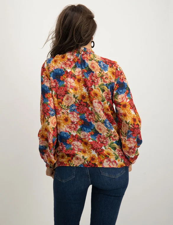 Only ONLSTAR L/S SMOCK TOP PTM 15240489
