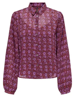 Only ONLSTAR LIFE L/S PLISSE SHIRT PTM 15333689