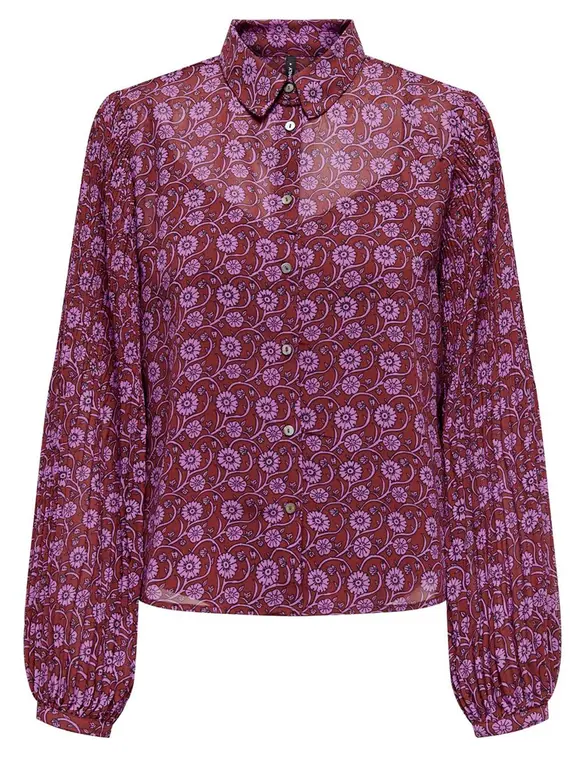 Only ONLSTAR LIFE L/S PLISSE SHIRT PTM 15333689