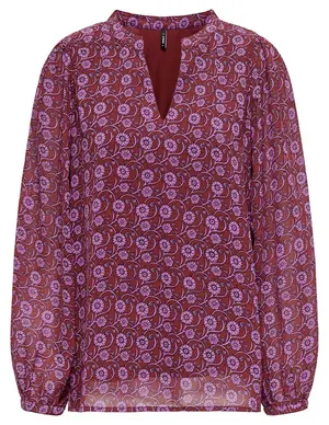 Only ONLSTAR LIFE L/S V-NECK TOP PTM 15240487