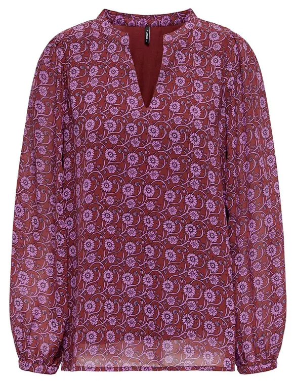 Only ONLSTAR LIFE L/S V-NECK TOP PTM 15240487