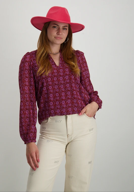 Only ONLSTAR LIFE L/S V-NECK TOP PTM 15240487