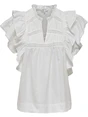 Only ONLSUNNY LIFE CAPSL FRILL TOP WVN N 15347882