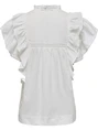 Only ONLSUNNY LIFE CAPSL FRILL TOP WVN N 15347882