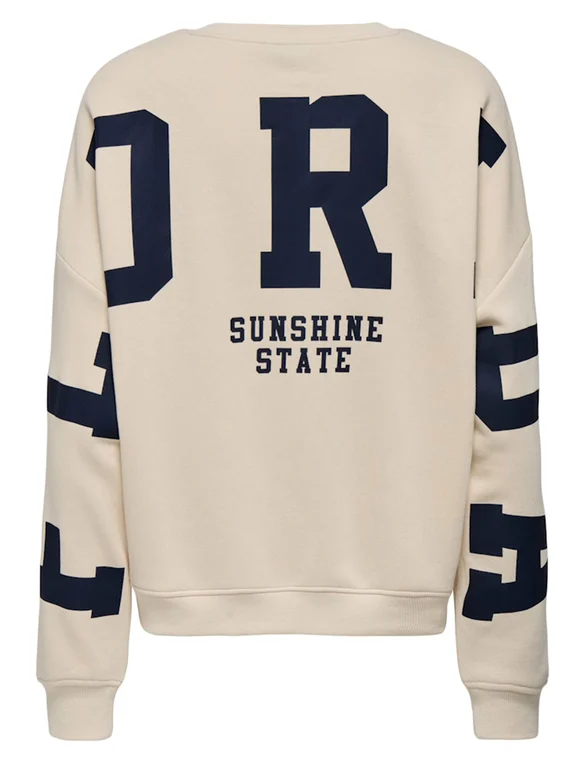 Only ONLSWEAT L/S BACK/SLEEVE PRINT SWT 15356793