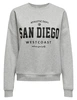 Only ONLSWEAT LIFE L/S CREW O.SIZE STATE 15254183
