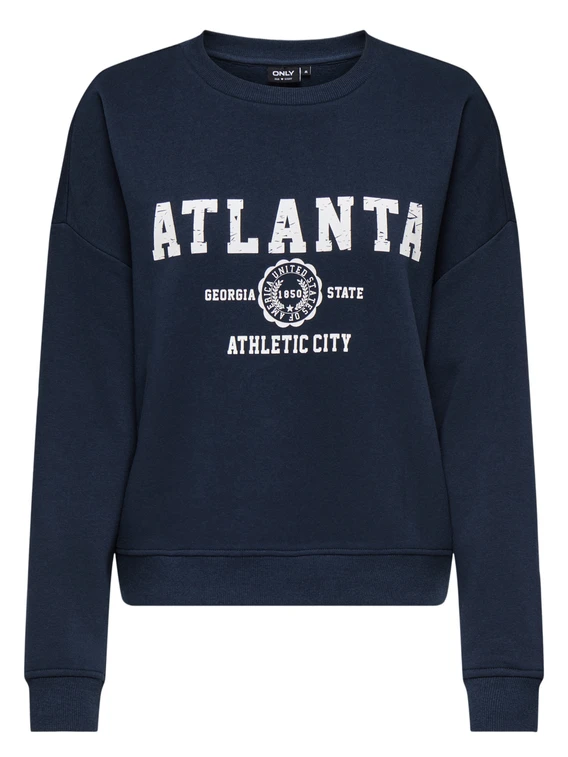 Only ONLSWEAT LIFE L/S CREW O.SIZE STATE 15254183