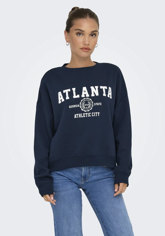 Only ONLSWEAT LIFE L/S CREW O.SIZE STATE 15254183
