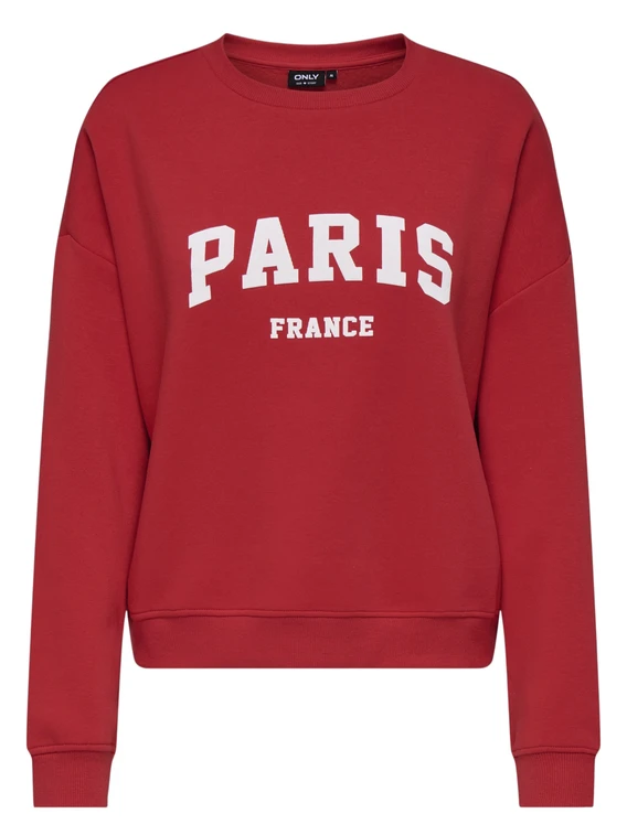 Only ONLSWEAT LIFE L/S CREW O.SIZE STATE 15254183