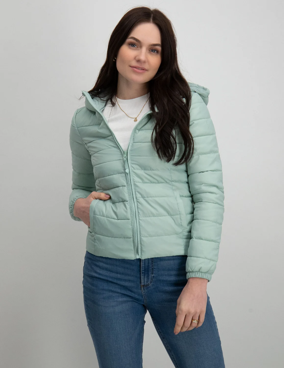 Only ONLTAHOE HOOD JACKET OTW NOOS 15156569 licht blauw kopen bij The Stone