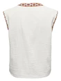 Only ONLTHYRA LIFE SL EMB VEST WVN CS 15320211
