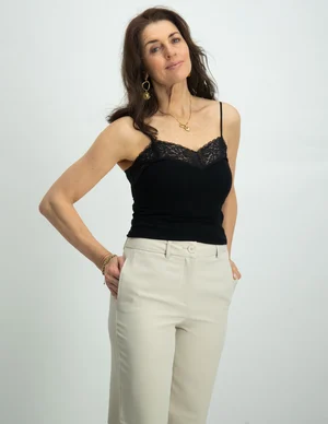 Only ONLTILDE RIB LACE SINGLET JRS 15203792