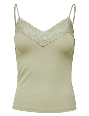 Only ONLTILDE RIB LACE SINGLET JRS 15203792