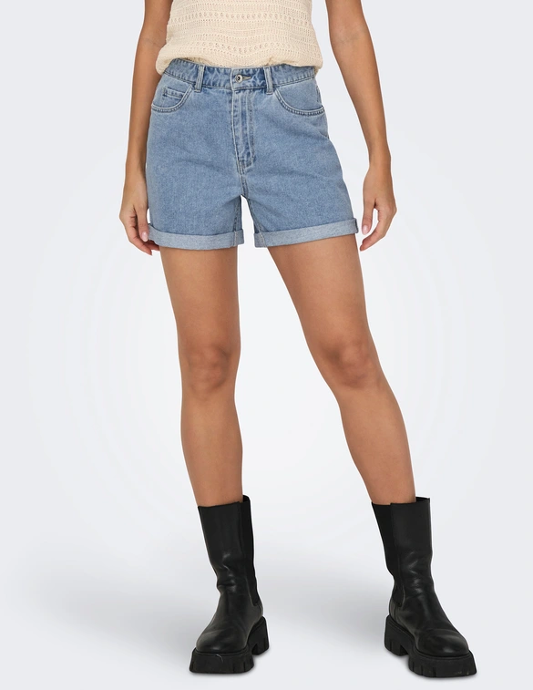 Only ONLVEGA LIFE HW MOM SHORTS NOOS 15230571