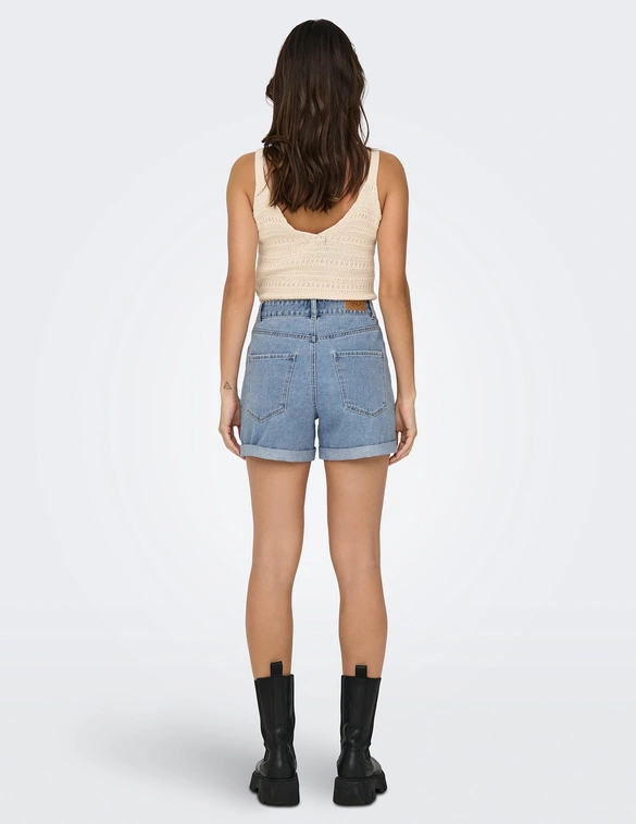 Only ONLVEGA LIFE HW MOM SHORTS NOOS 15230571