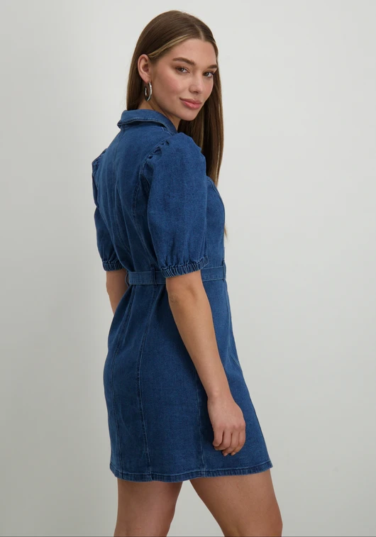 Only ONLVIBBE SS BELT DNM DRESS NOOS 15304123