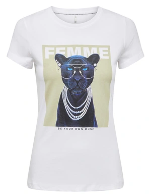 Only ONLVIBE S/S GLASSES TOP BOX NL JRS 15303948