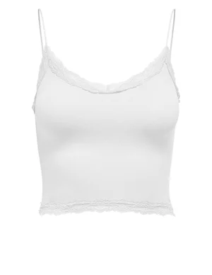Only ONLVICKY LACE SEAMLESS CROPPED TOP 15190175
