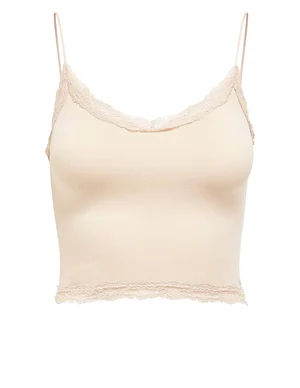 Only ONLVICKY LACE SEAMLESS CROPPED TOP 15190175