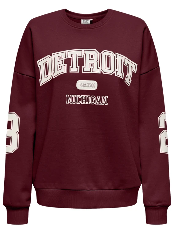 Only ONLVICTORY L/S O-NECK FIT SWT 15362900