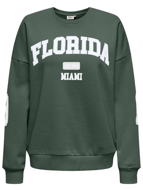 Only ONLVICTORY L/S O-NECK FIT SWT 15362900