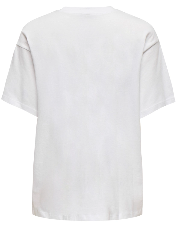 Only ONLWENDY LIFE S/S TEXT DETAIL TOP J 15343922