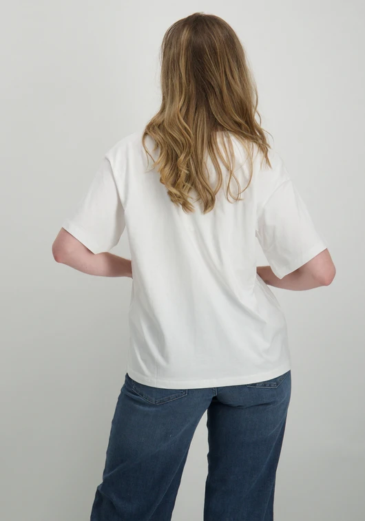 Only ONLWENDY LIFE S/S TEXT DETAIL TOP J 15343922