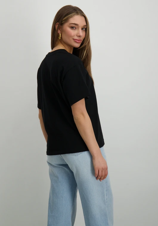 Only ONLWENDY LIFE S/S TEXT DETAIL TOP J 15343922