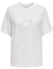 Only ONLWENDY LIFE S/S TEXT DETAIL TOP J 15343922