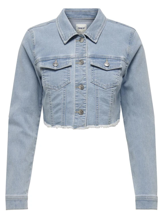 Only ONLWONDER LS CROPPED DNM JACKET GUA 15256098