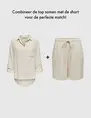 Only ONLYASMIN-SIESTA LS LINEN BL SHIRT 15349102