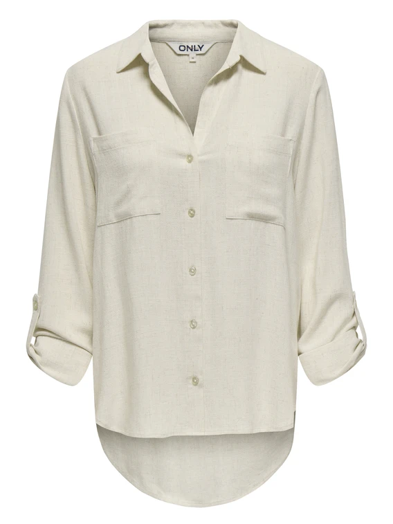 Only ONLYASMIN-SIESTA LS LINEN BL SHIRT 15349102