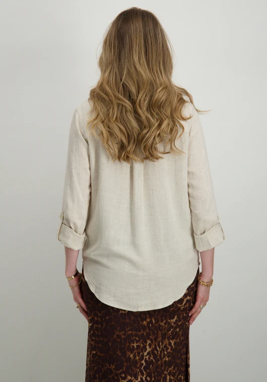 Only ONLYASMIN-SIESTA LS LINEN BL SHIRT 15349102