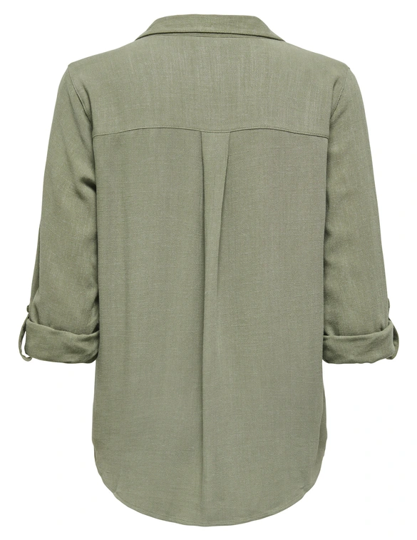 Only ONLYASMIN-SIESTA LS LINEN BL SHIRT 15349102