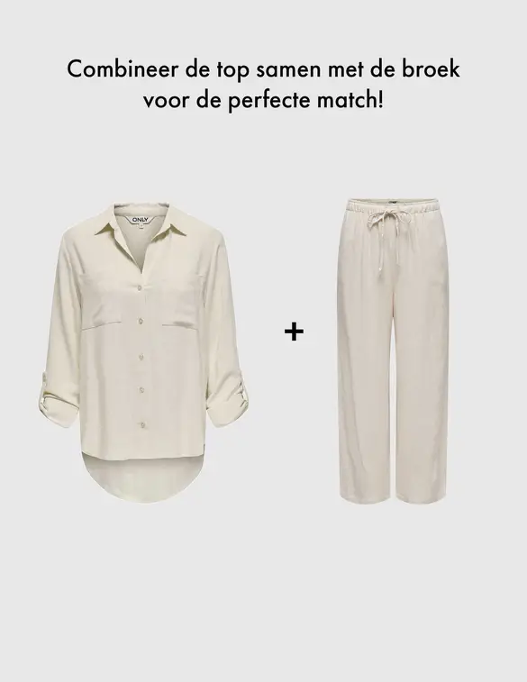Only ONLYASMIN-SIESTA LS LINEN BL SHIRT 15349102