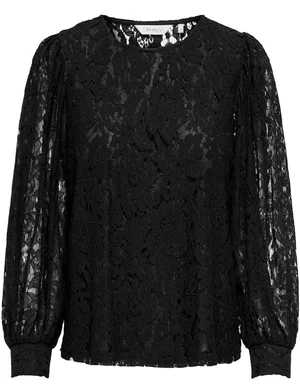 Only ONLYRSA L/S LACE TOP NOOS WVN 15283271