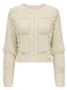 Only ONLYRSA LIFE LS FRINGE O-NECK CC KN 15339645