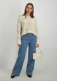 Only ONLYRSA LIFE LS FRINGE O-NECK CC KN 15339645