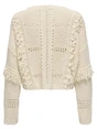 Only ONLYRSA LIFE LS FRINGE O-NECK CC KN 15339645