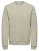 ONLY & SONS ONSADLER REG QUILT CREW NECK SWEAT 22030616