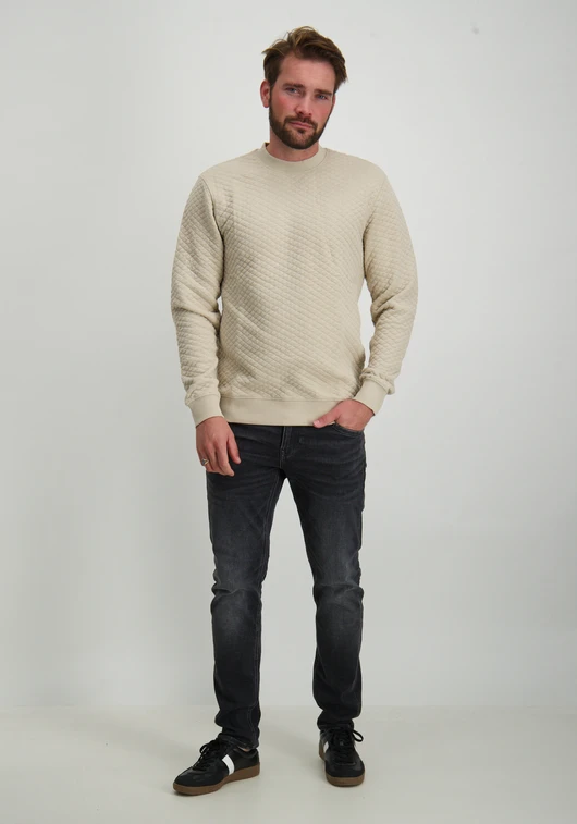ONLY & SONS ONSADLER REG QUILT CREW NECK SWEAT 22030616