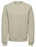 ONLY & SONS ONSADLER REG QUILT CREW NECK SWEAT 22030616