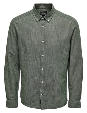 ONLY & SONS ONSARLO LS HRB LINEN SHIRT 22021623