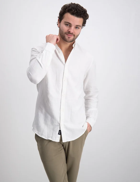 ONLY & SONS ONSARLO LS HRB LINEN SHIRT 22021623