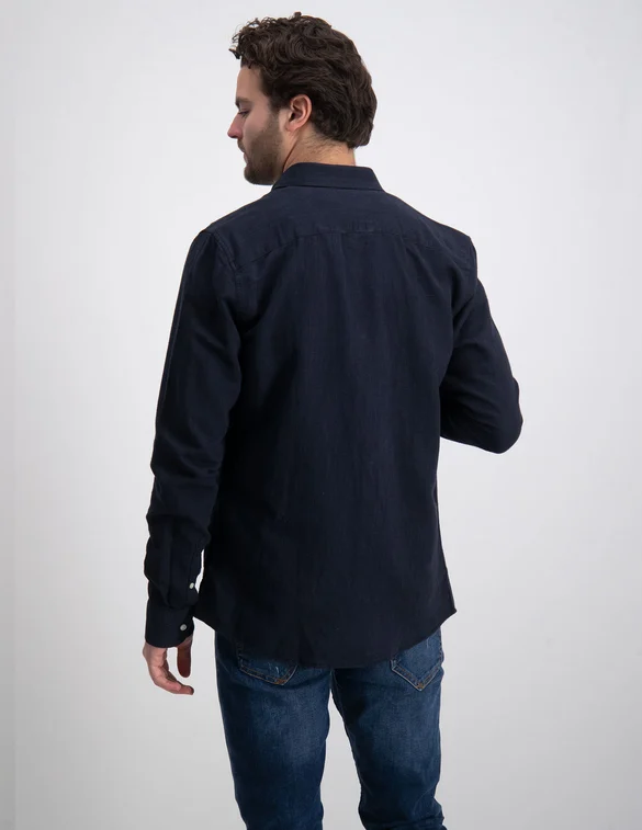ONLY & SONS ONSARLO LS HRB LINEN SHIRT 22021623