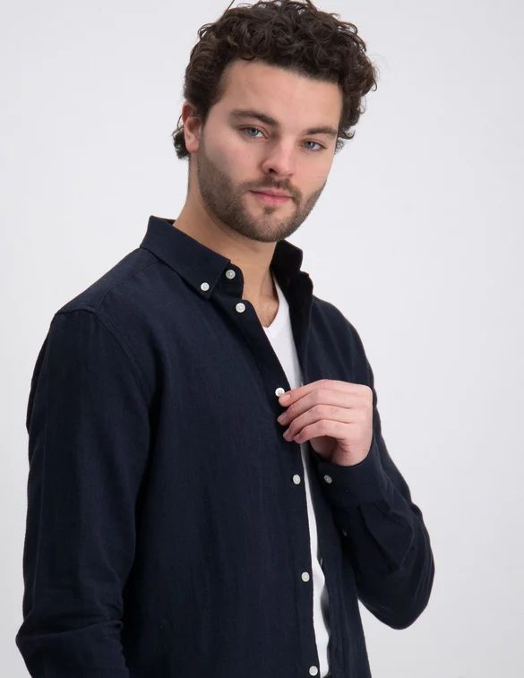 ONLY & SONS ONSARLO LS HRB LINEN SHIRT 22021623